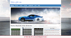 Desktop Screenshot of baogiaxe.com
